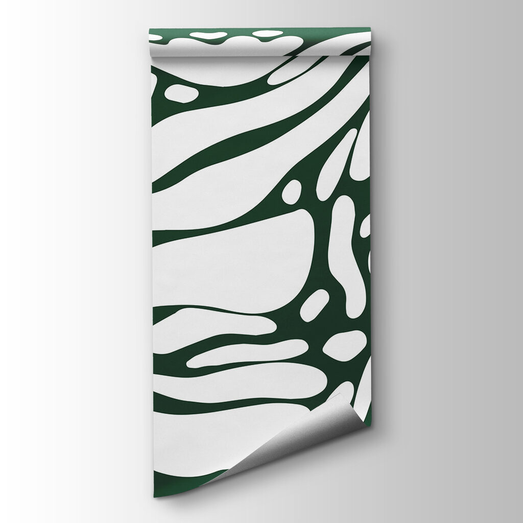 White and green pattern White and green pattern
