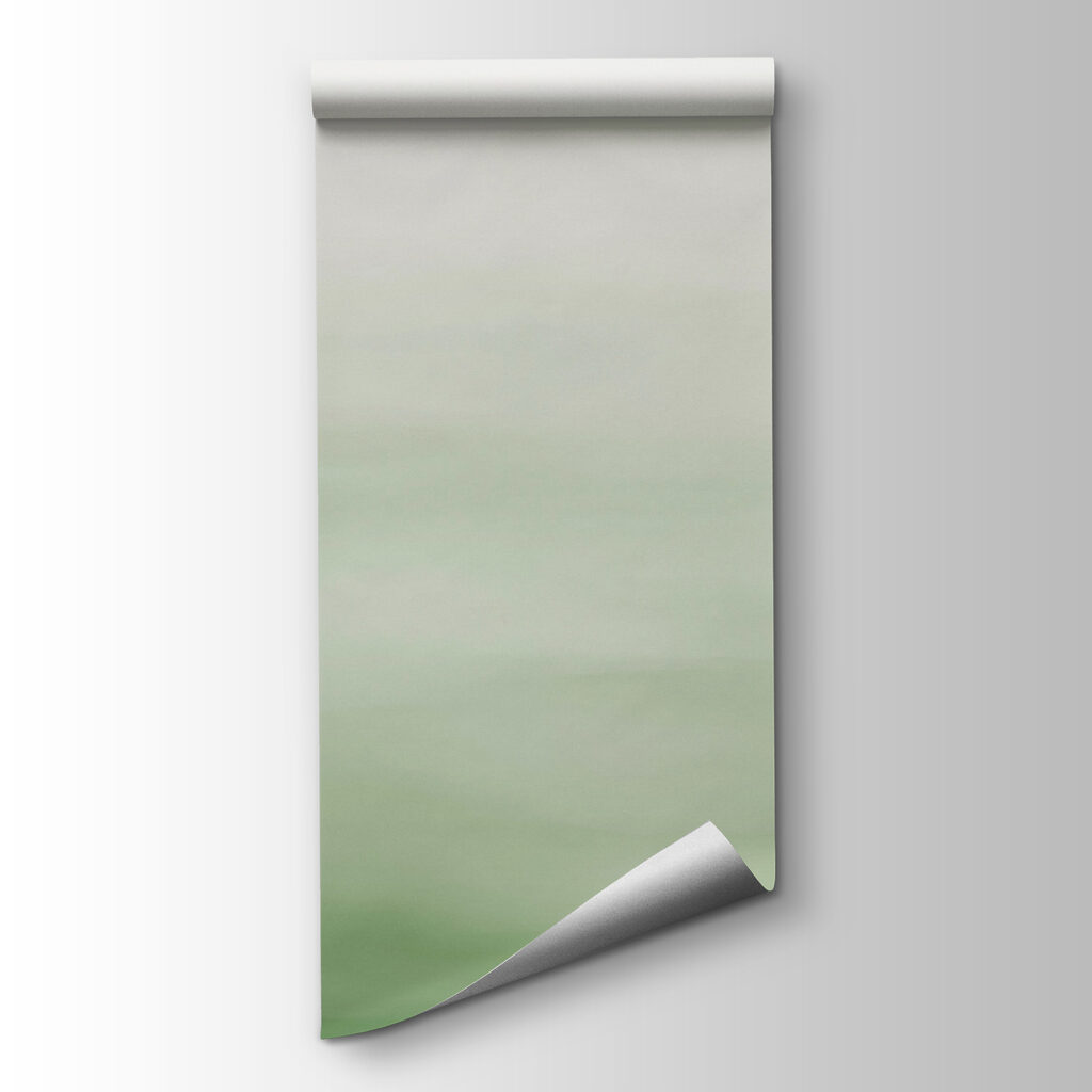 White and green background