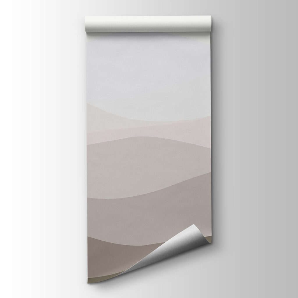 Brown and white wavy lines Brown and white wavy lines