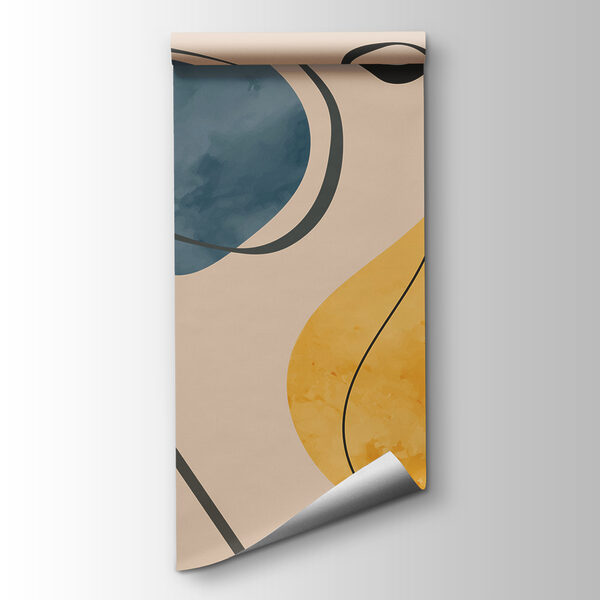 Colorful shapes and lines