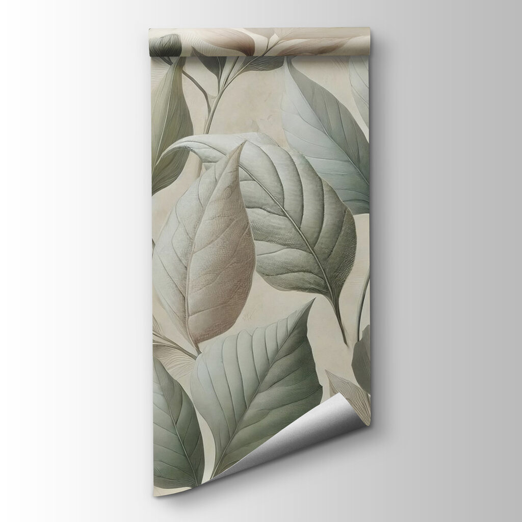 Wallpaper with leaves Wallpaper with leaves