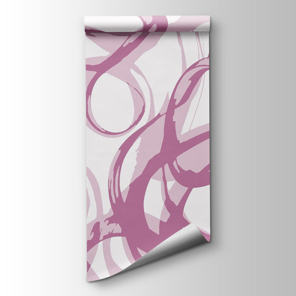 Purple swirls on a white background Purple swirls on a white background
