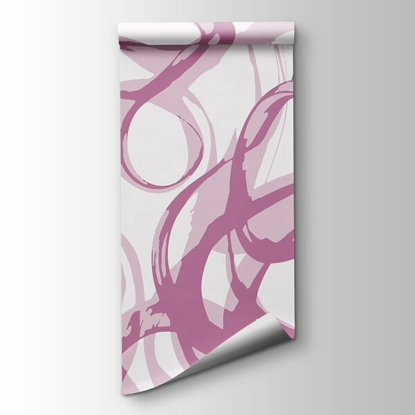 Purple swirls on a white background Purple swirls on a white background