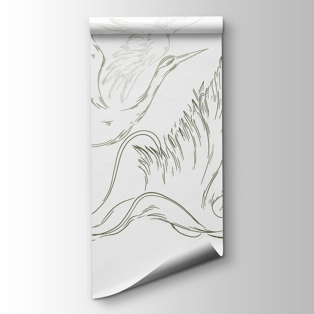 Drawing of birds flying Drawing of birds flying