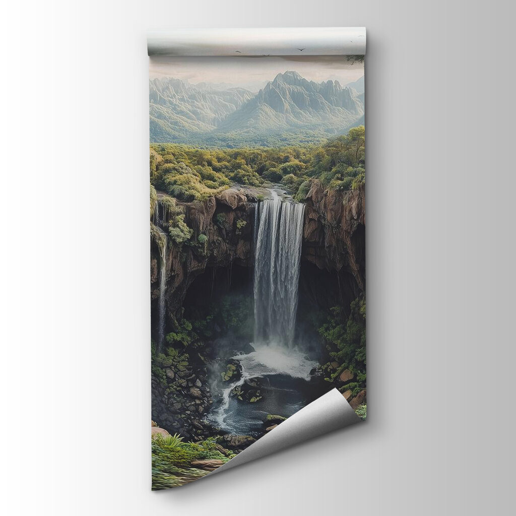 Waterfall in a forest