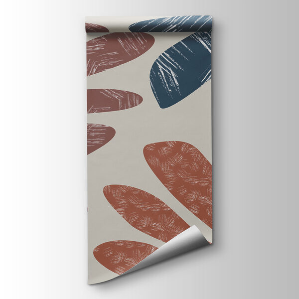 Bold leaves in warm hues