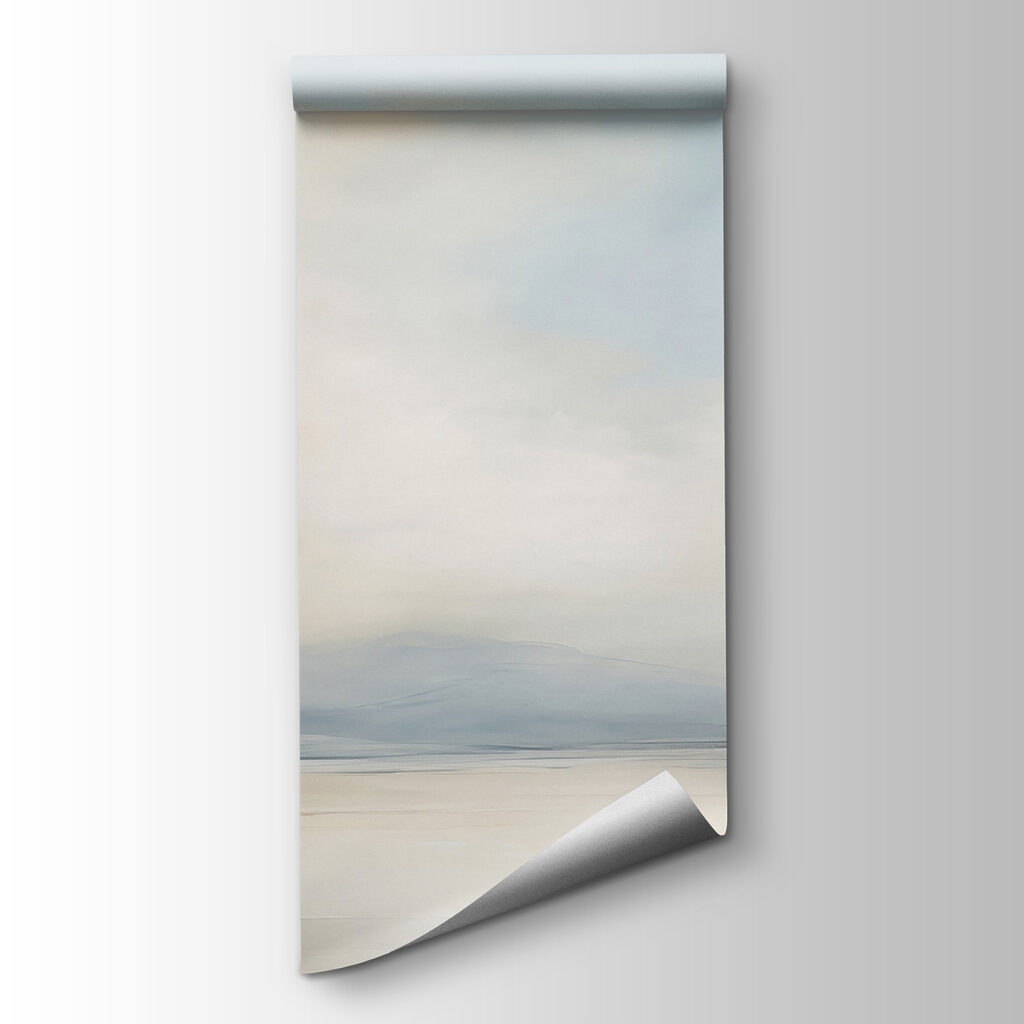 Landscape with a body of water and clouds