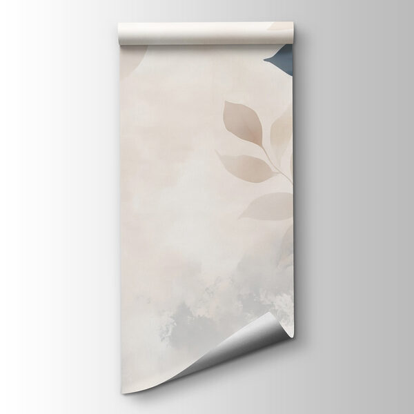 Delicate leaves in soft hues