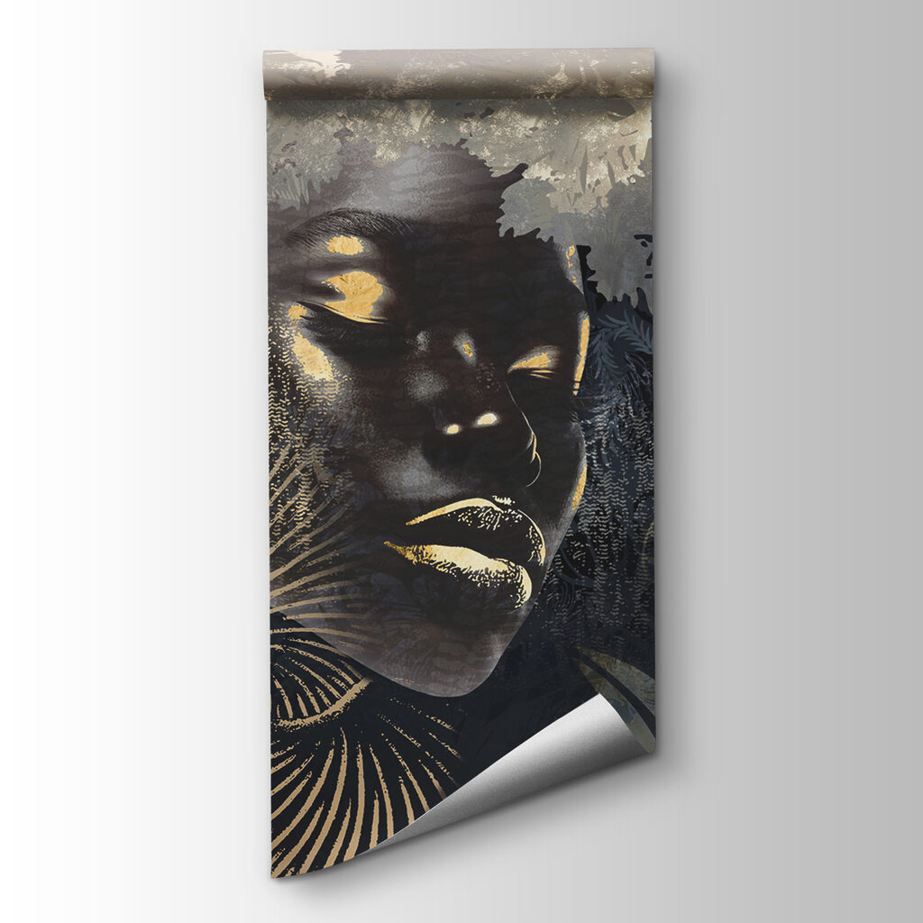 Dreamy portrait in a lush landscape