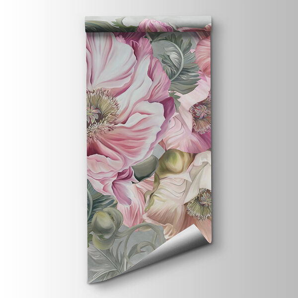 Delicate blooms in soft pastel hues