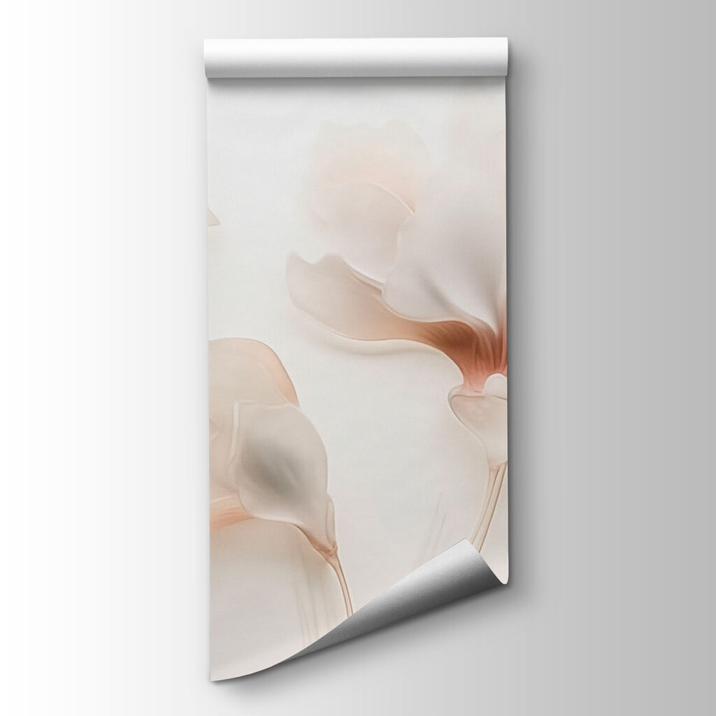 Delicate floral elegance in soft tones