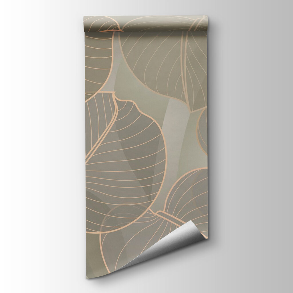 Soft leaves in soothing colors