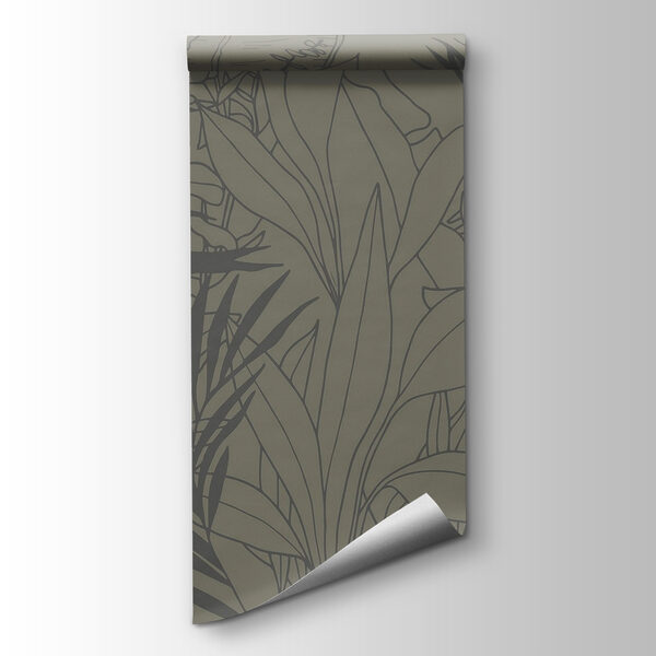 Drawing of plants and leaves