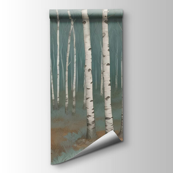 Group of trees in a forest