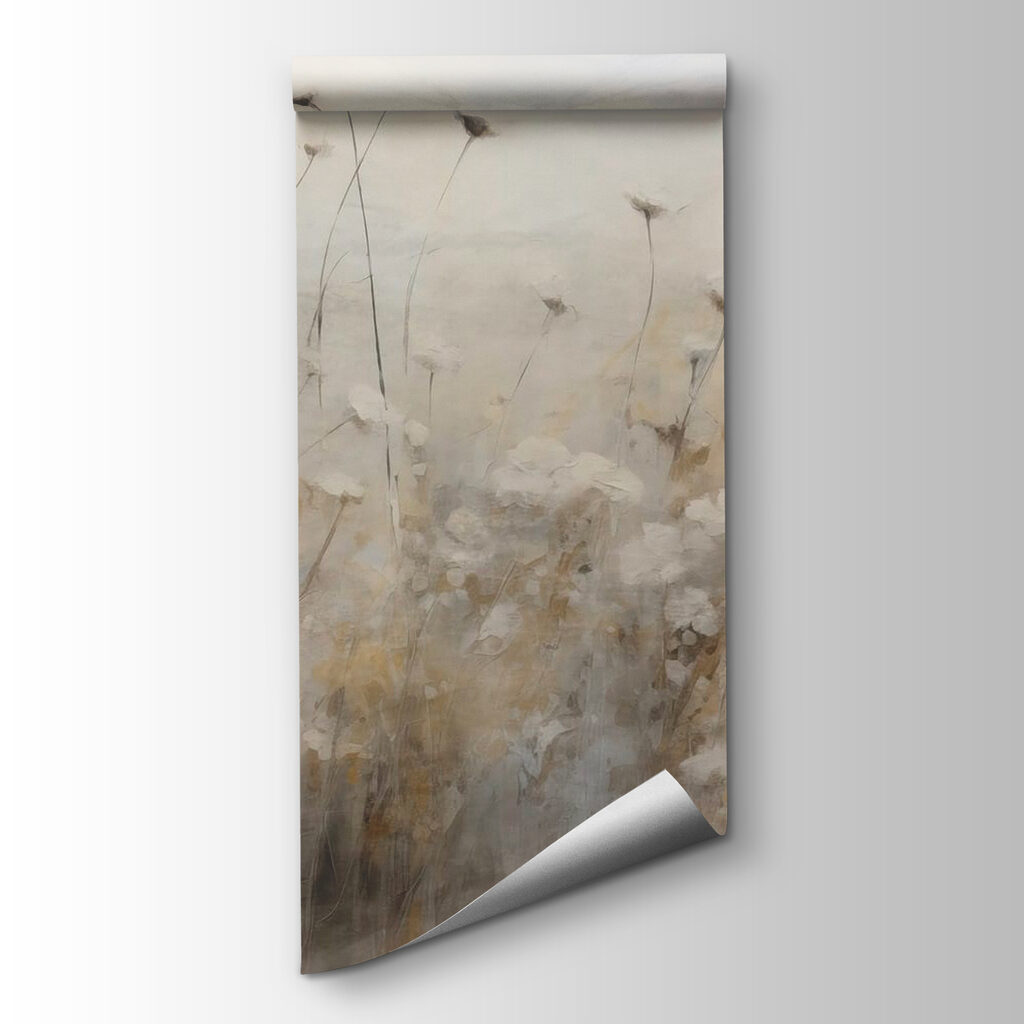 Painting of white flowers