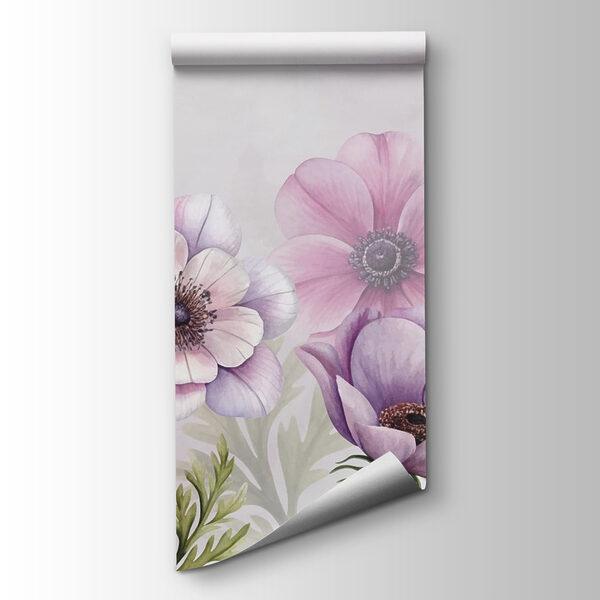 Group of flowers on a white background