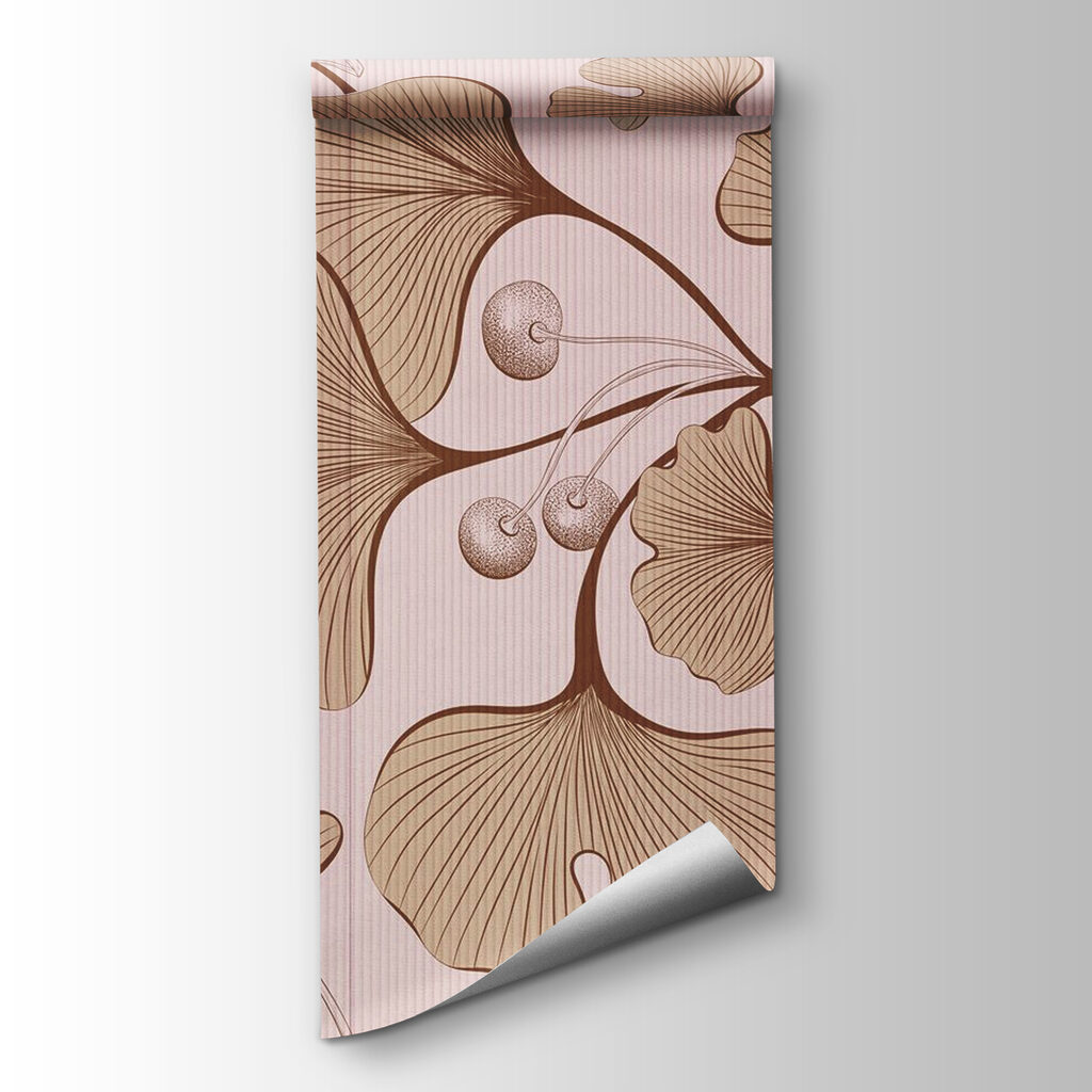 Elegant botanical pattern in soft tones Elegant botanical pattern in soft tones