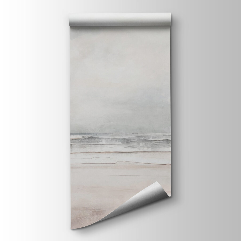 Beach with waves and clouds Beach with waves and clouds