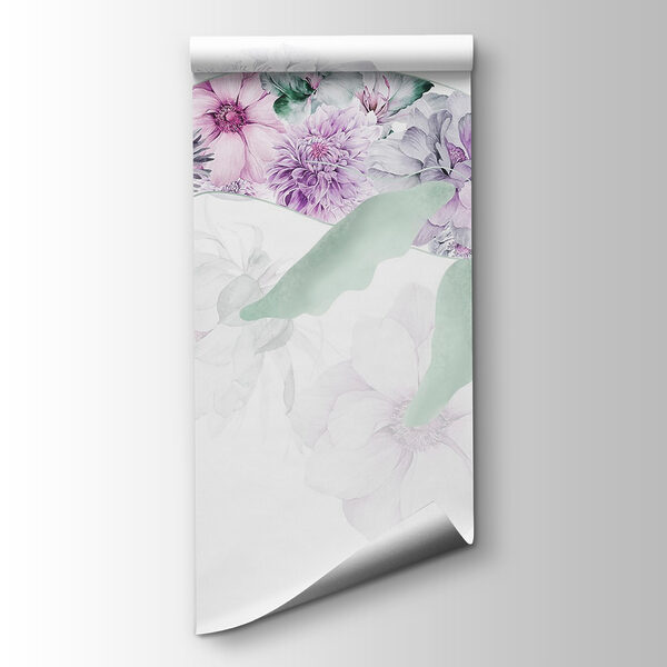 Dolphin with flowers on it