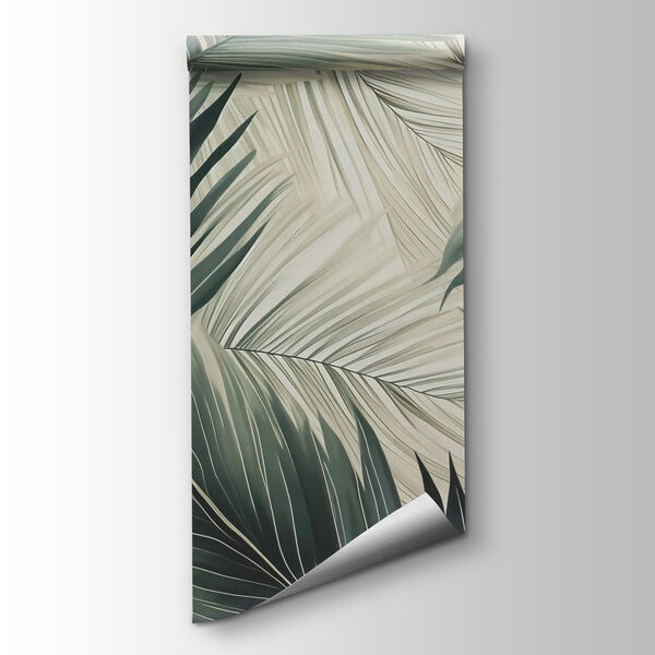 Lush green leaves in soft hues Lush green leaves in soft hues