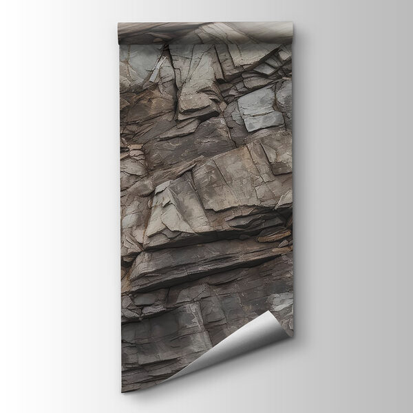 Textured layers of natural rock