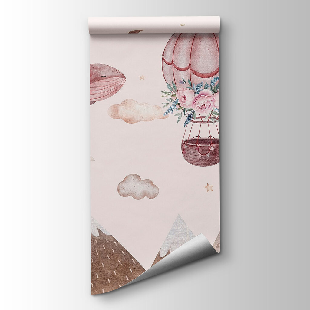 Whale and a hot air balloon