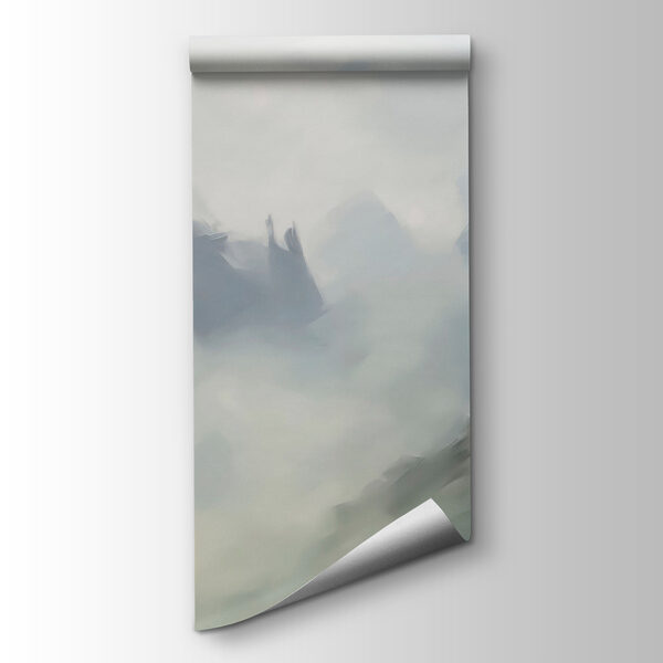 Mountain with clouds in the background