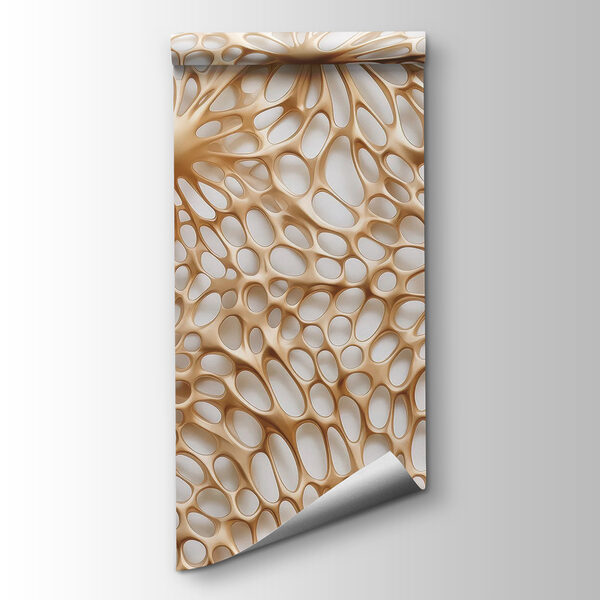 Intricate organic patterns in soft hues