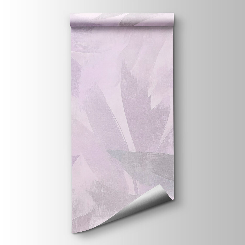 White and purple background with leaves White and purple background with leaves