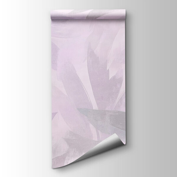 White and purple background with leaves White and purple background with leaves