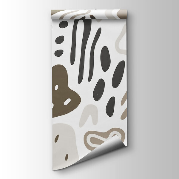 Pattern of brown and black spots