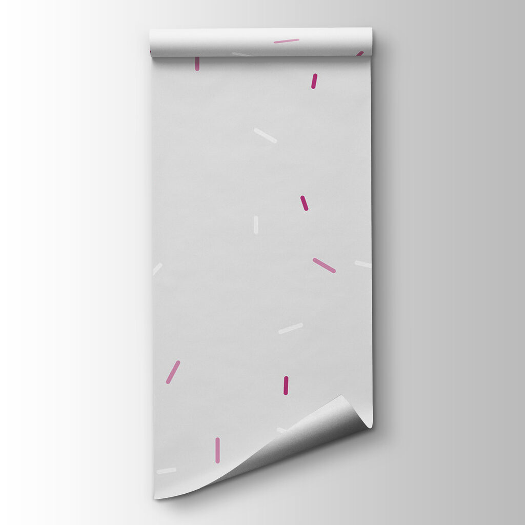 A white and pink sprinkles A white and pink sprinkles