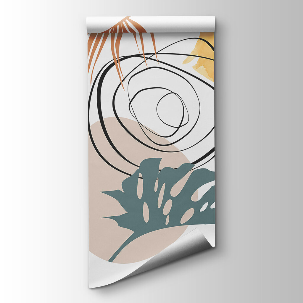 Close up of a painting