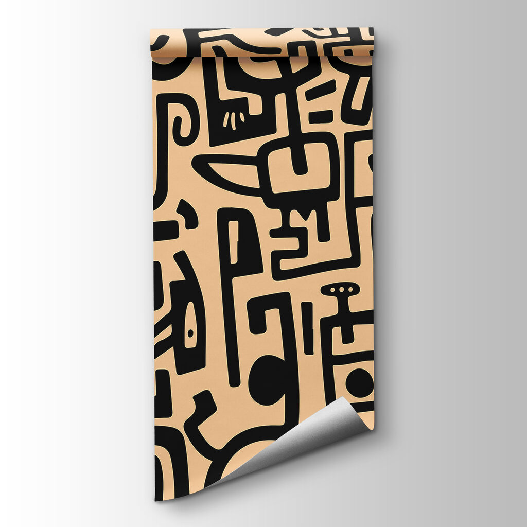 Pattern of black and white lines