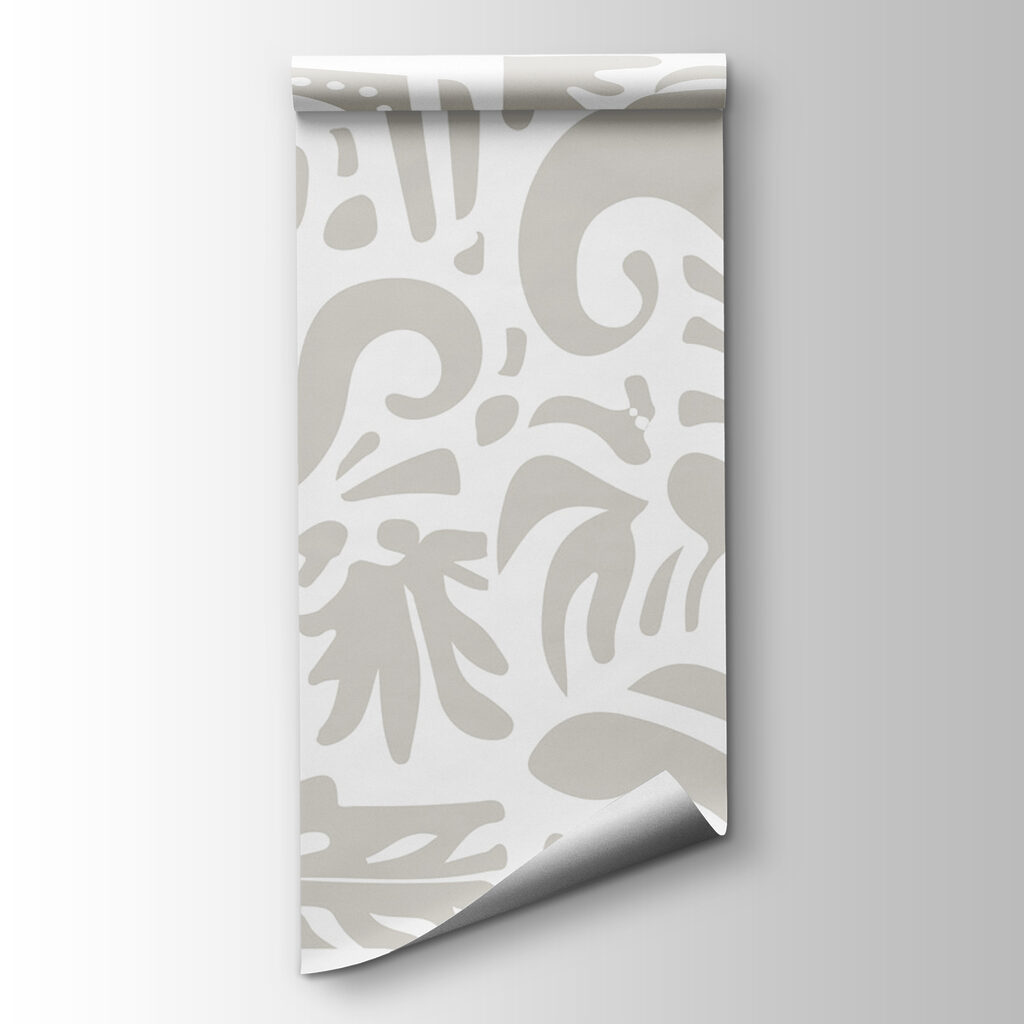 White and gray pattern