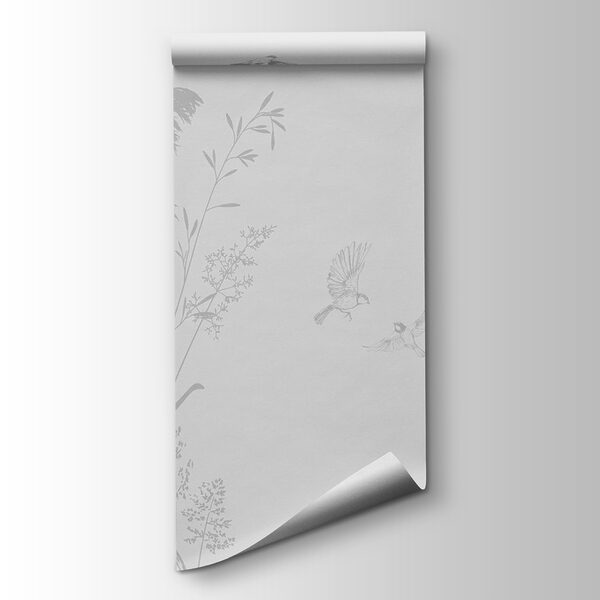 Birds flying over tall grass Birds flying over tall grass