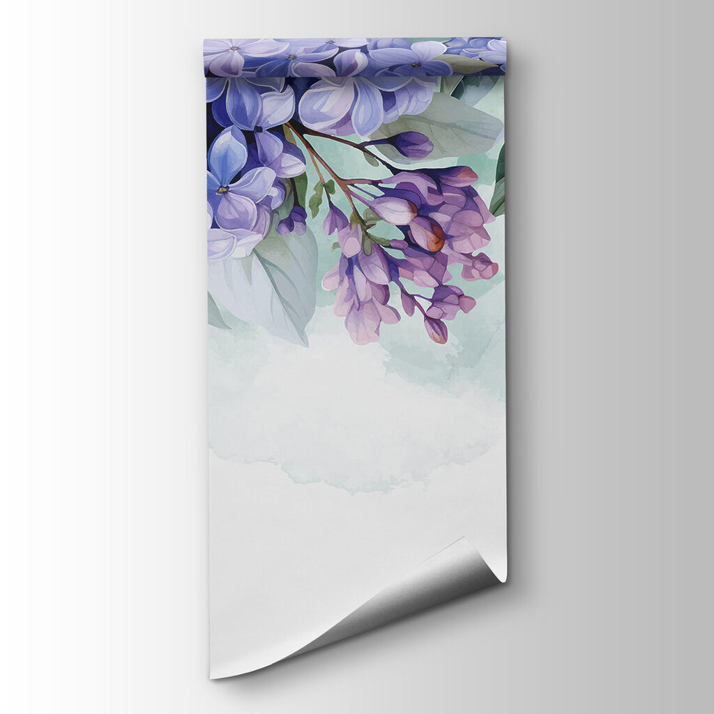 Bunch of purple flowers