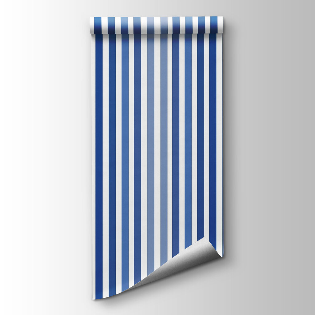 Blue and white striped background