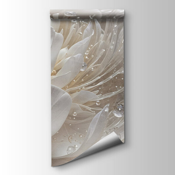 Delicate petals with sparkling droplets Delicate petals with sparkling droplets