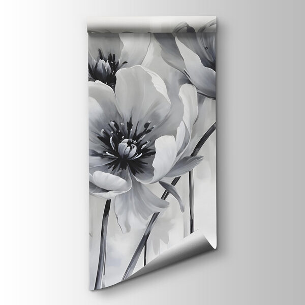 Group of flowers on a white background