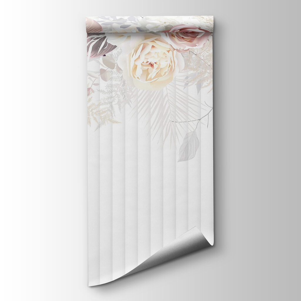 White and pink flowers