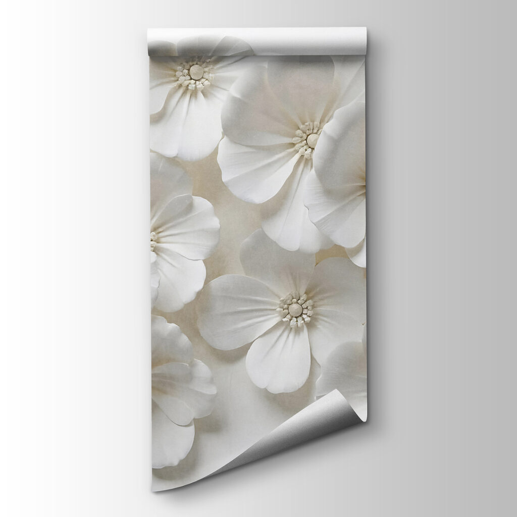 Group of white flowers Group of white flowers