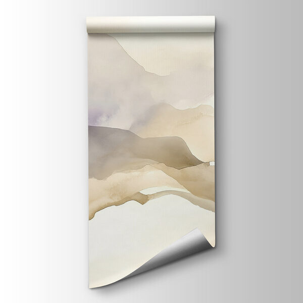 Watercolor painting of mountains Watercolor painting of mountains