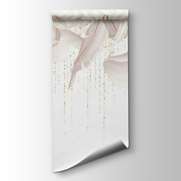 Delicate leaves with subtle textures