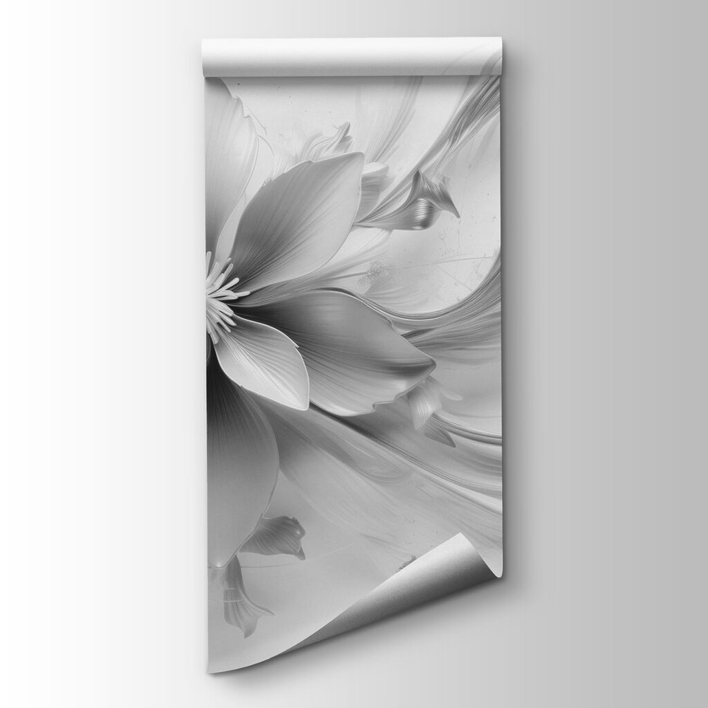 Flower with leaves and petals Flower with leaves and petals