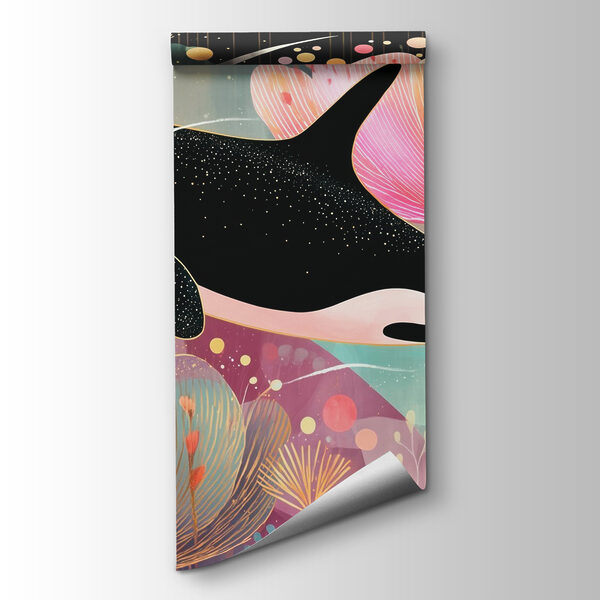 Whale swimming in the water