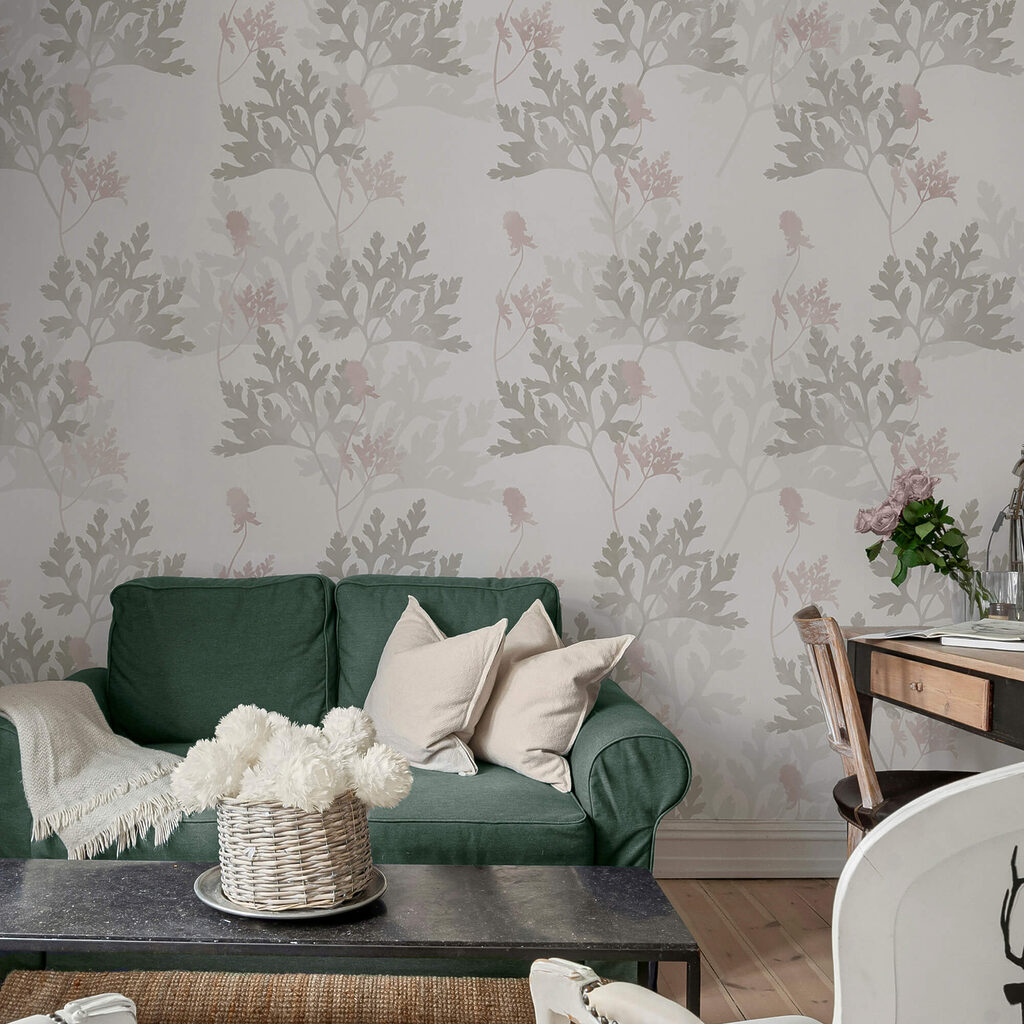 Motivo di foglie e fiori Motivo di foglie e fiori