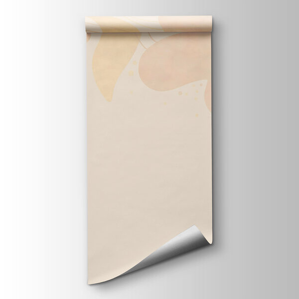 Gentle pastel leaves on soft backdrop Gentle pastel leaves on soft backdrop