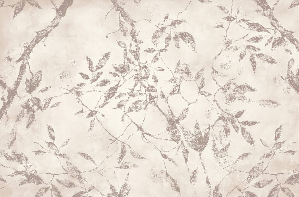 Foliage patterns on a soft background
