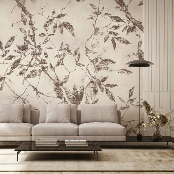 - Foglie delicate su uno sfondo morbido